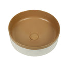 CLAYA Terra Matte Brown and Matte White Basin