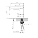 Aquaperla IVANO Series Square Basin Mixer (Multi Color)