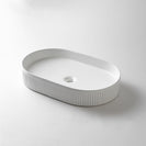 Pill 58 Fluted Above Counter Ceramic Basin (580mm)