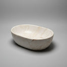 CLAYA Serra-48 Above Counter Basin Matte  Carrara Stone Marble look
