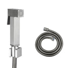 Aquaperla Square Brass Toilet Bidet Spray Kit with Stainless Steel Hose (Multi Color)