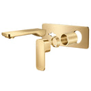 IVANO Series Square Wall Mixer with Spout (Multi Color)