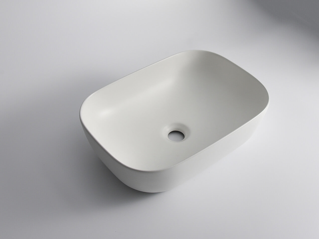 Elaine Oval Matte White Above Counter basins 460*320*130mm
