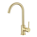Round Gooseneck Kitchen Mixer Tap - Multi-Colour Options