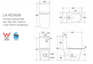 Roccia Tornado Rimless Toilet Suite