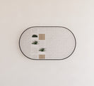 1200mm Bathroom Oval Framed Mirror Wall Mounted Vertical/Horizontal (Multi Colour)