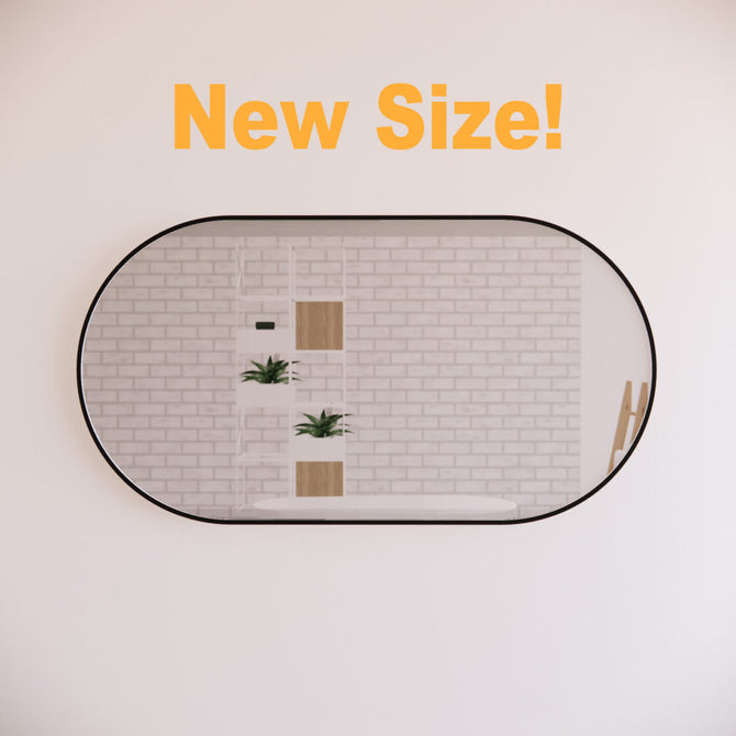 My Bathroom Depot 1500mm oval bathroom mirror multi colour