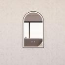 RIVA AR2 LED Arch Frame Mirror 800/900mm Matte Black