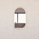 RIVA AR2 LED Arch Frame Mirror 800/900mm Brushed Gold