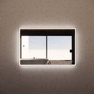RIVA S4 LED Rectangle Coloured Frame Mirror 1200x800mm (Optional Colours)