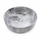 Moon-40 400mm Round Matt Ceramic Basin – Stone Look Finish