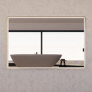 RIVA S4 LED Rectangle Coloured Frame Mirror 750x600mm (Optional Colours)