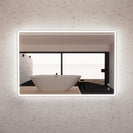 RIVA S4 LED Rectangle Coloured Frame Mirror 1200x800mm (Optional Colours)