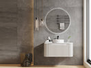 ROME Matte White FLUTED WALL HUNG VANITY
