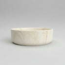 SERRA 40 Above Counter Ceramic Basin – Matte Stone Marble Look