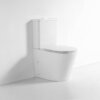 Bianco Gloss white Rimless Back-to-Wall Toilet Suite