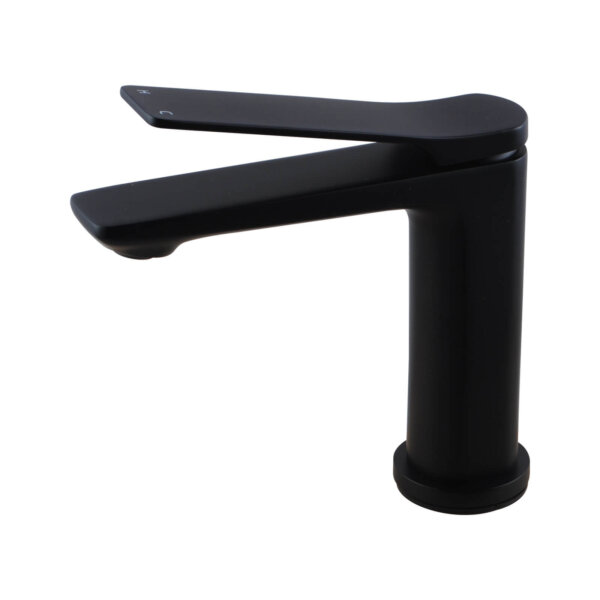 RUSHY Black Basin Mixer