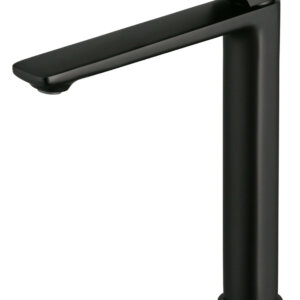 RUSHY Black Tall Basin Mixer