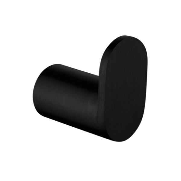 RUSHY Series Black Round Robe Hook