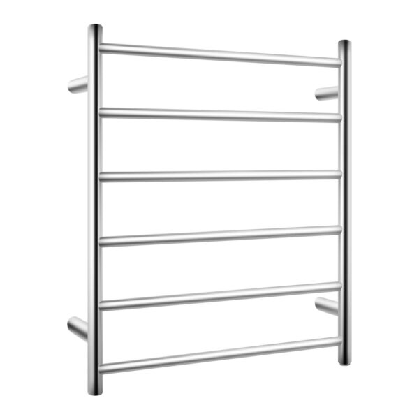 My bathroom depot Round Chrome Heated Towel Rack 6 Bars